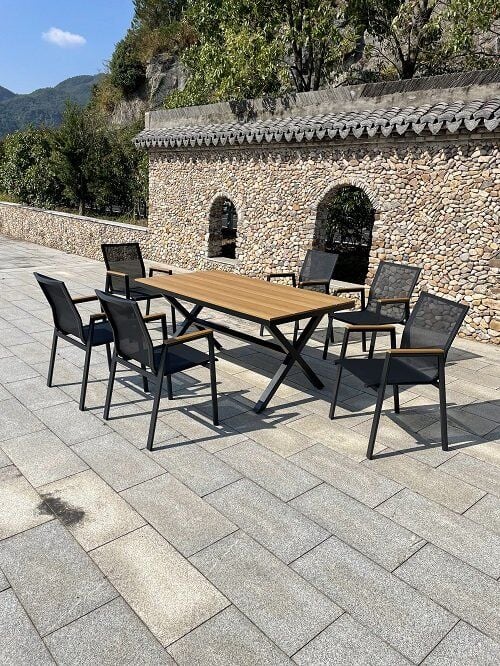 6 Sandalye 1 Masa - Bahce Masa Sandalye Takımı - A
