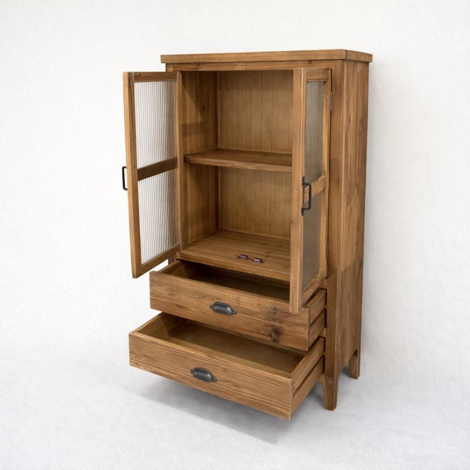 Wooden Display Cabinet 75x36x120cm