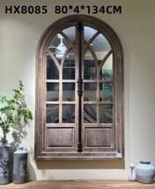 Dekoratif Pencere Ayna 80x4x134cm