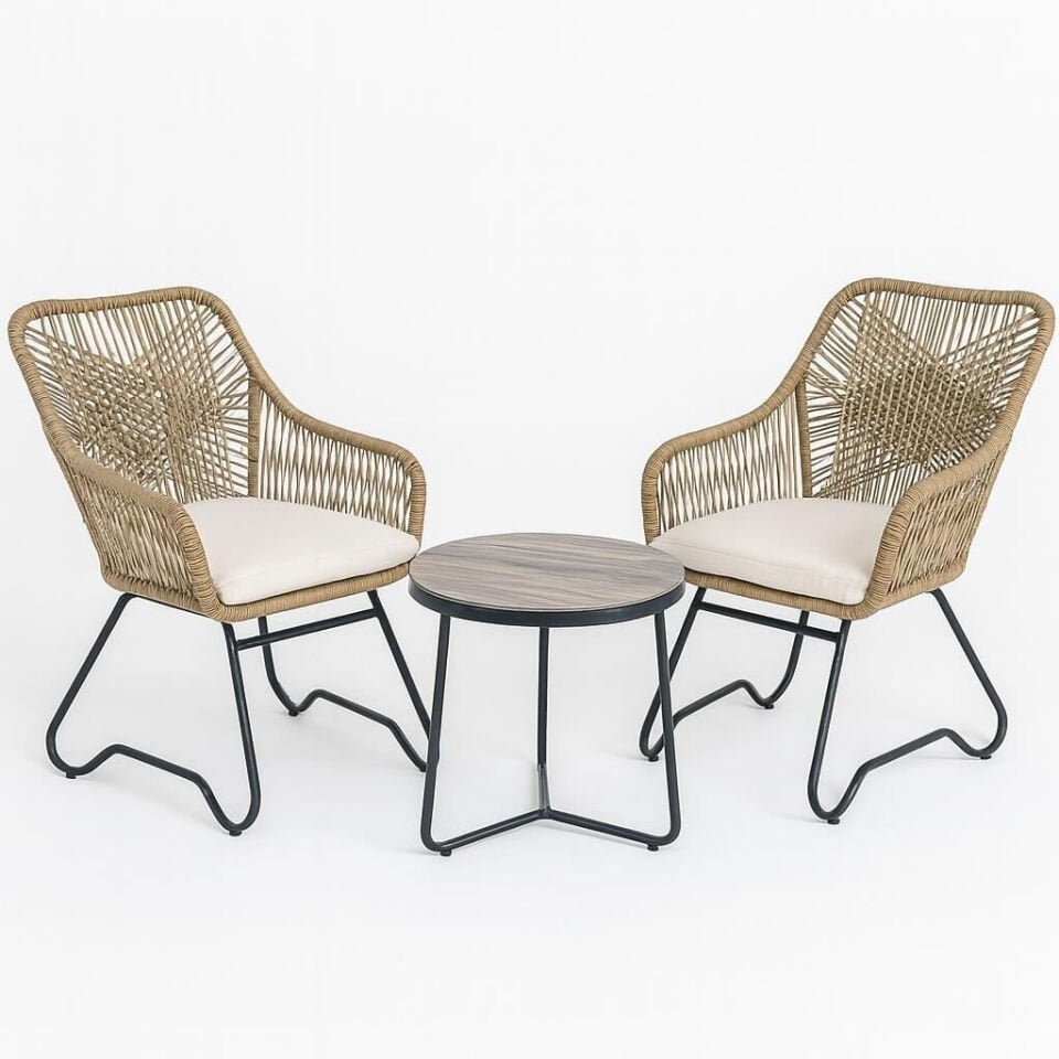 1+1+Sehpa Bahçe Set