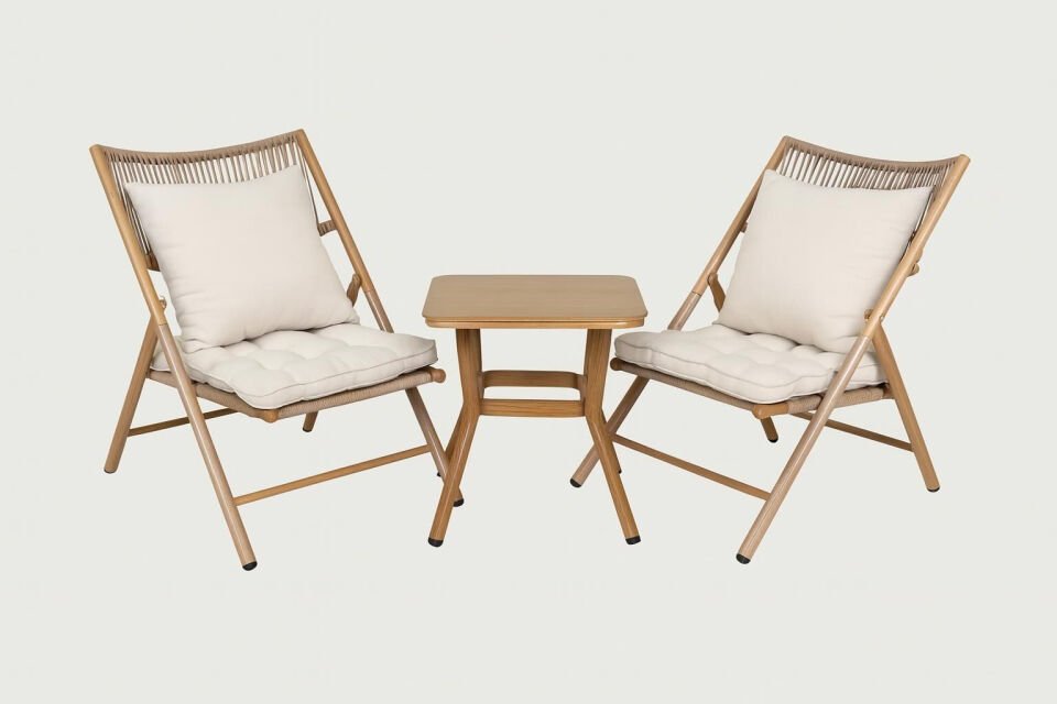 1+1+Sehpa Bahçe Set