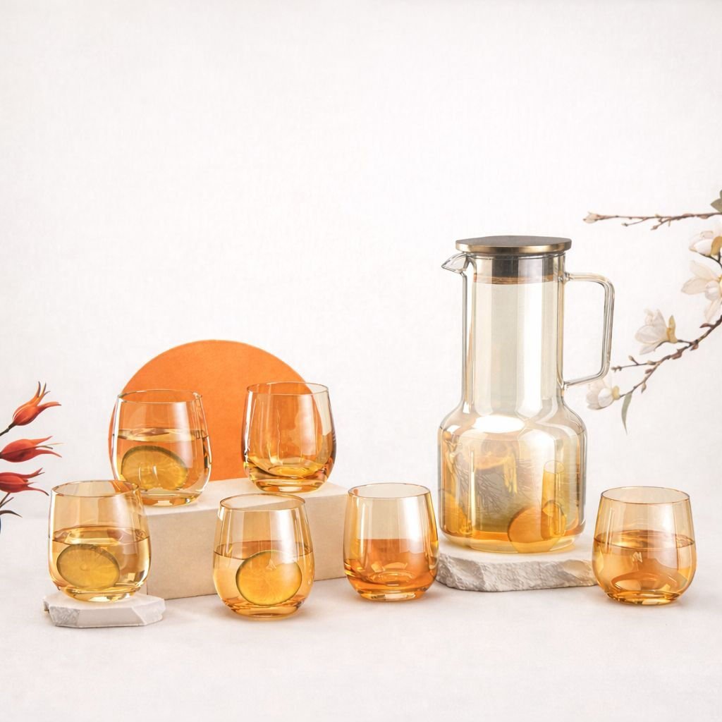 Cam Sürahi ve Bardak Seti