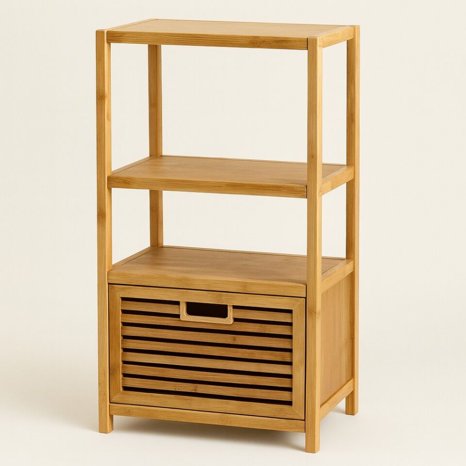 Double Shelf + Drawer