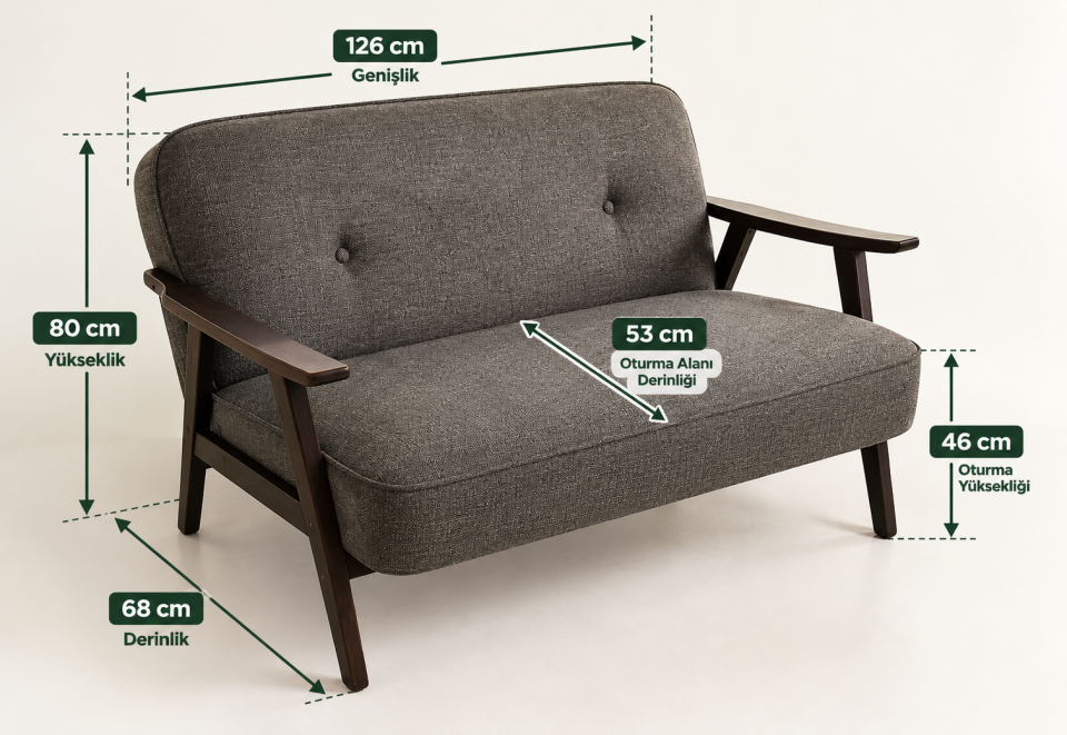 Armchair Skandic Gray