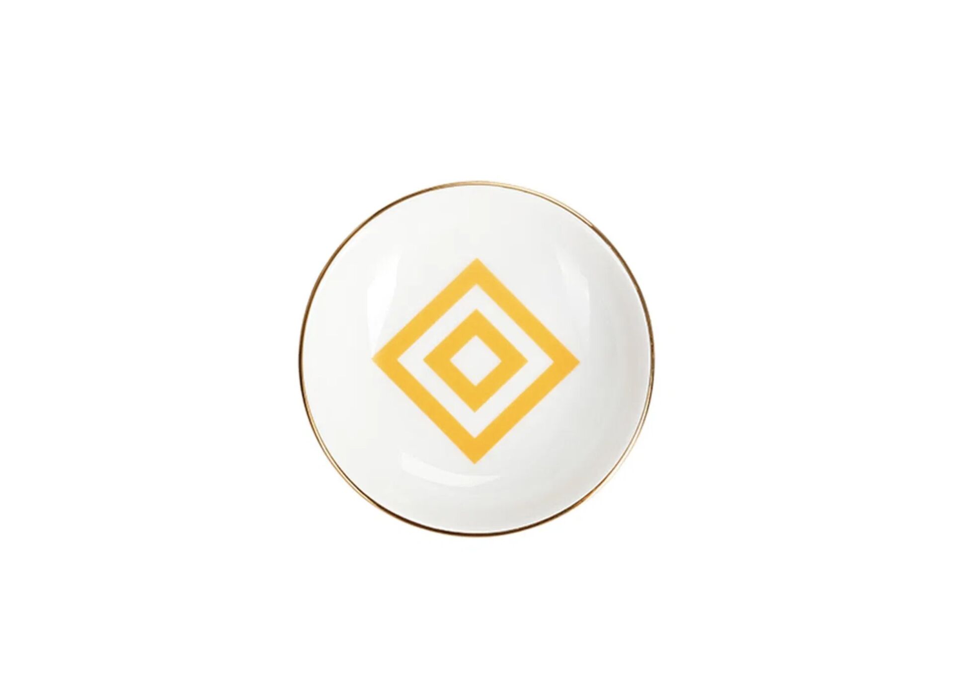 Porland Morocco Desen4 Sarı Mini Kase 10cm