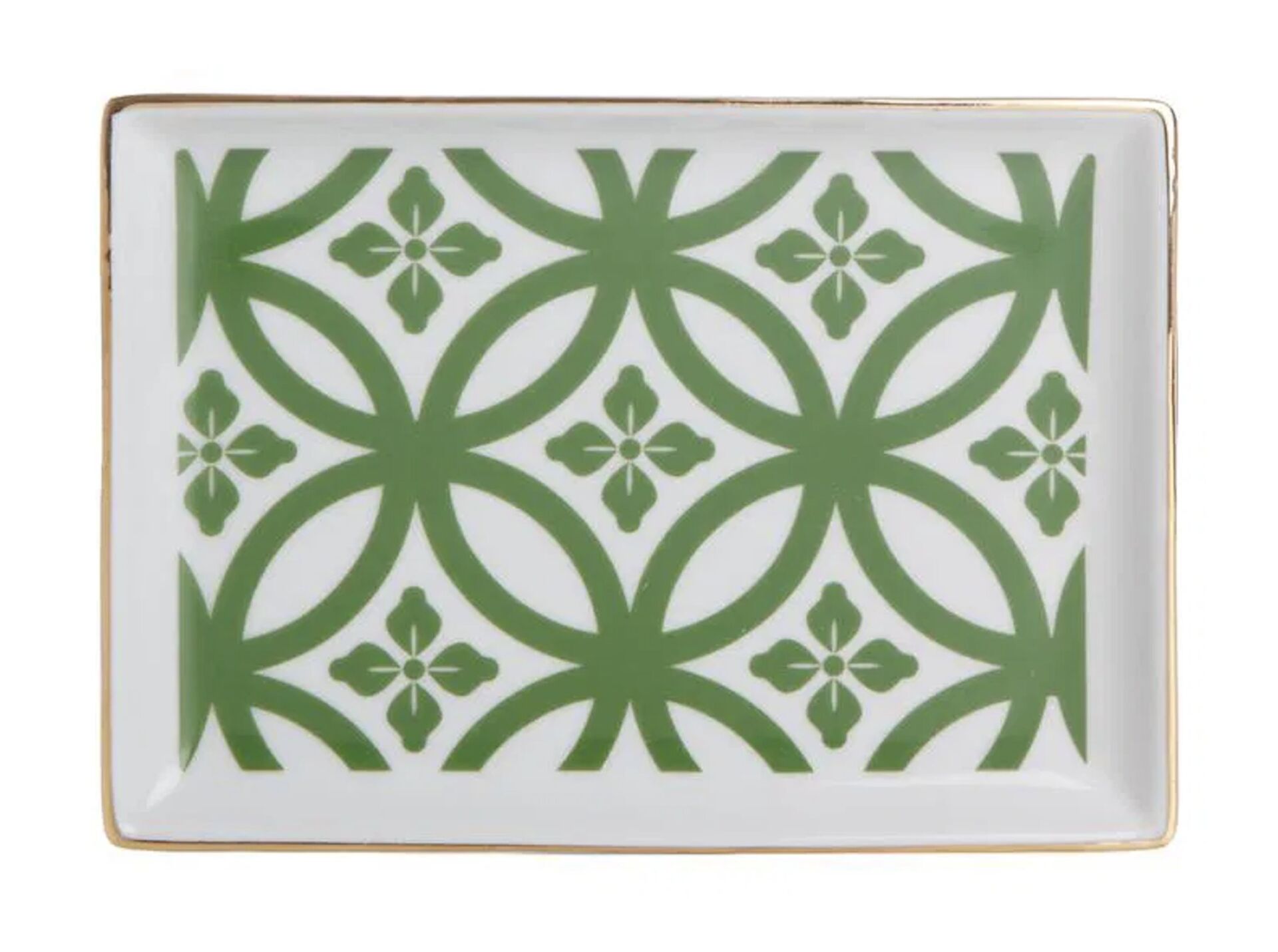 Porland Morocco Desen1 Yeşil Kahvaltı Tabağı 18cm