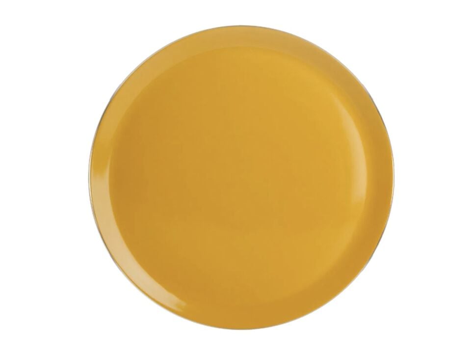 Porland Morocco Sarı Düz Tabak 32cm