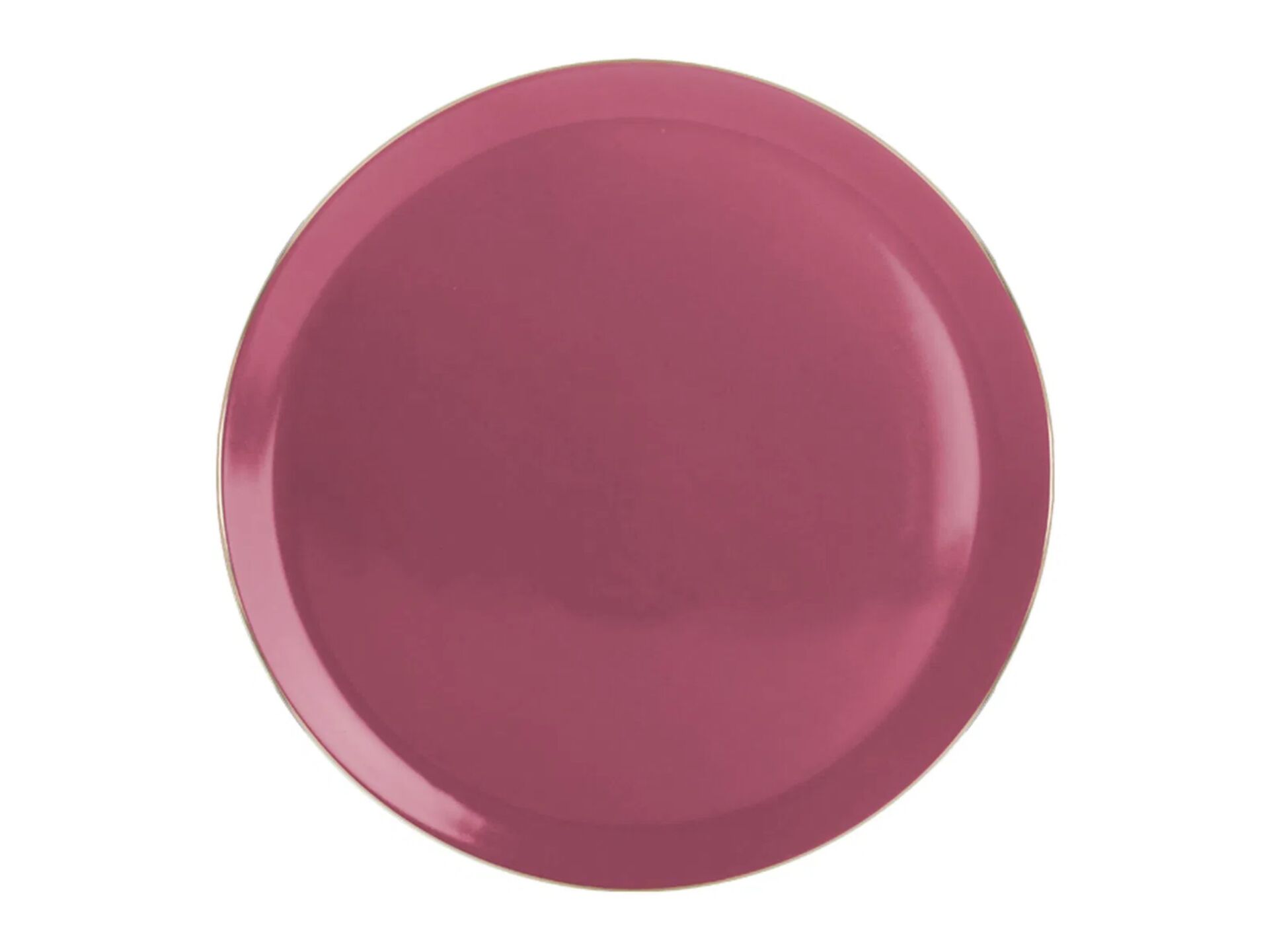 Porland Morocco Fuşya Düz Tabak 32cm