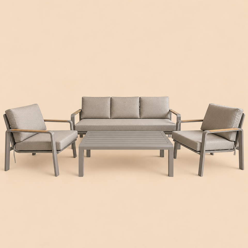 3+1+1+Sehpa Alüminyum Bahçe Sohbet Takımı